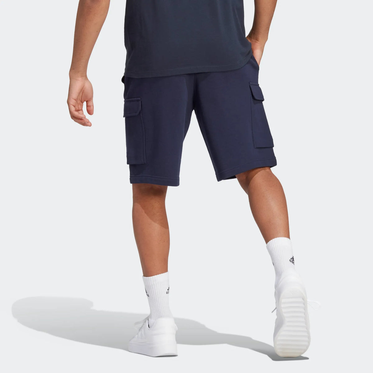 ESSENTIALS FRENCH TERRY CARGO SHORTS / HA4339