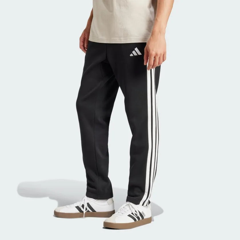 Adidas Essentials 3-Stripes Fleece Pants Open Hem JD1854