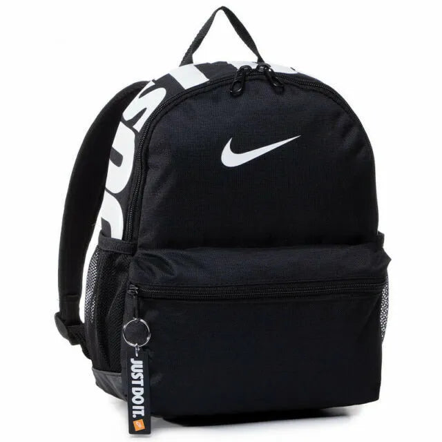 Nike Brasilia Just Do It Mini Backpack Black White BA5559 013